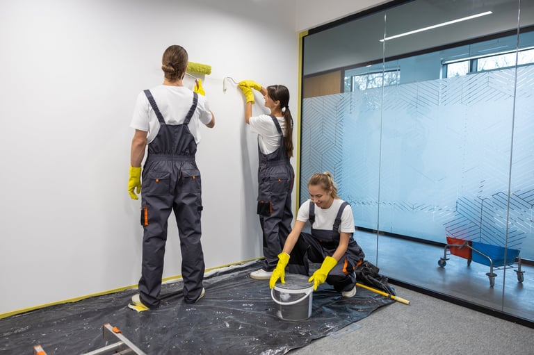 Commercial office painting